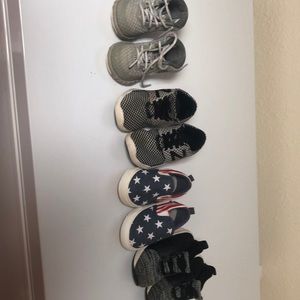 Lots of toddler boy shoes
